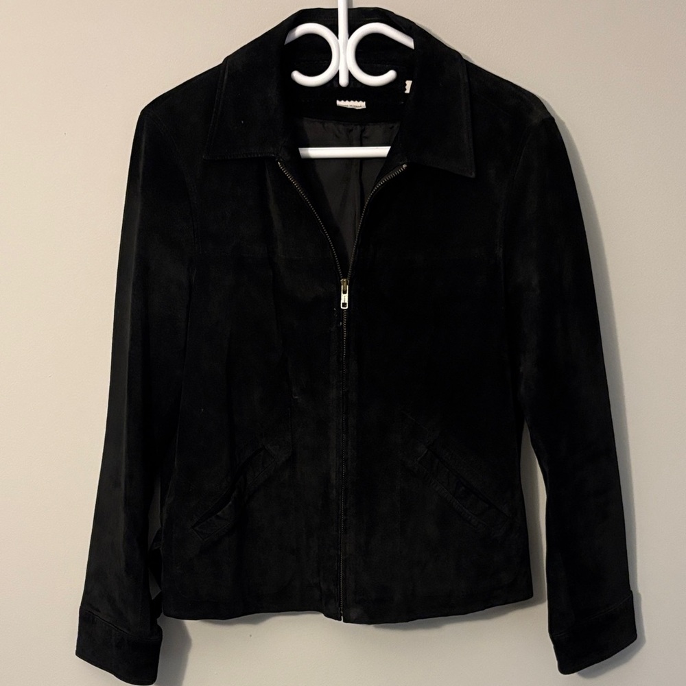 Tribal Black Leather Jacket for Women